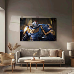 Warhammer – Eternal War | Grimdark Battle Metal Frame | Sci-Fi Warfare Wall Art 01 - TURTLEWINGS 