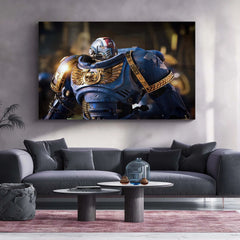 Warhammer – Eternal War | Grimdark Battle Metal Frame | Sci-Fi Warfare Wall Art 01 - TURTLEWINGS 