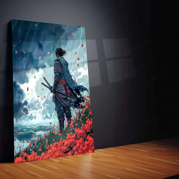 Samurai Warrior Metal Poster - TURTLEWINGS 