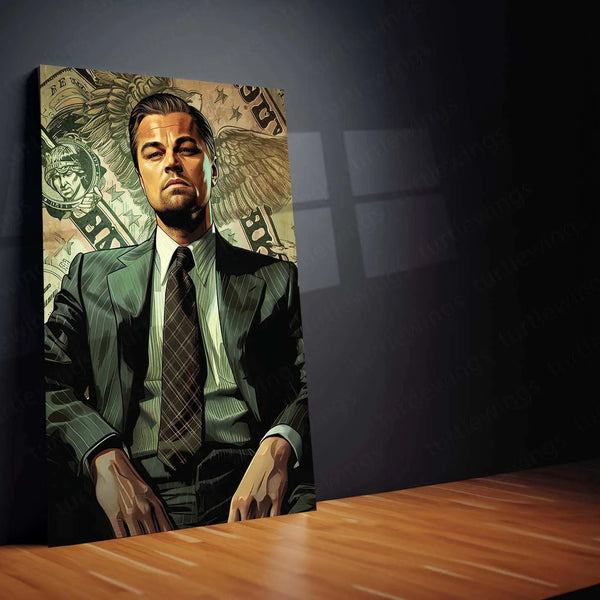 The Wolf of Wall Street Metal Poster – Hustle, Power, and Luxury - TURTLEWINGS 