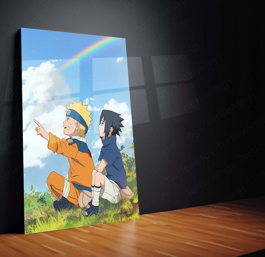 Anime Metal Poster | Young Naruto Metal Poster – Iconic Anime Wall Art