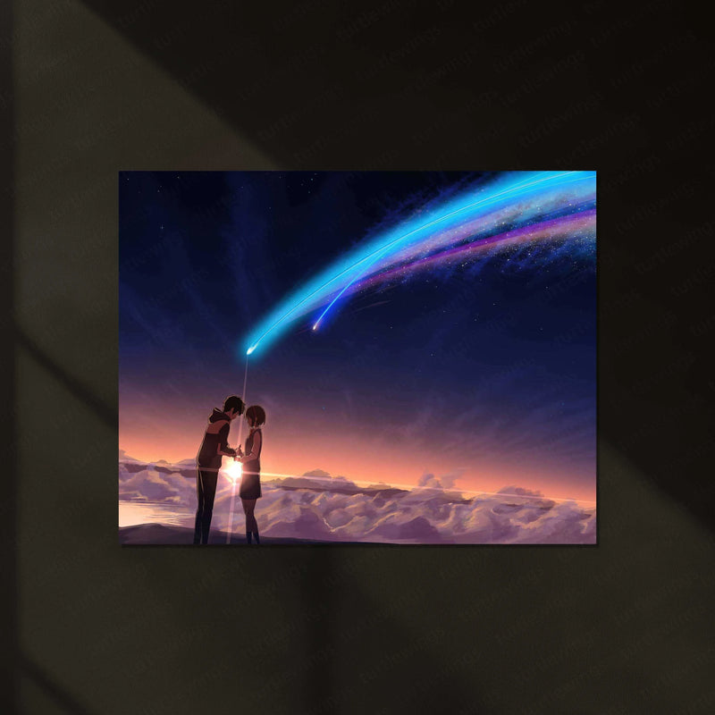 Your Name Neon LED Metal Poster - TURTLEWINGS 