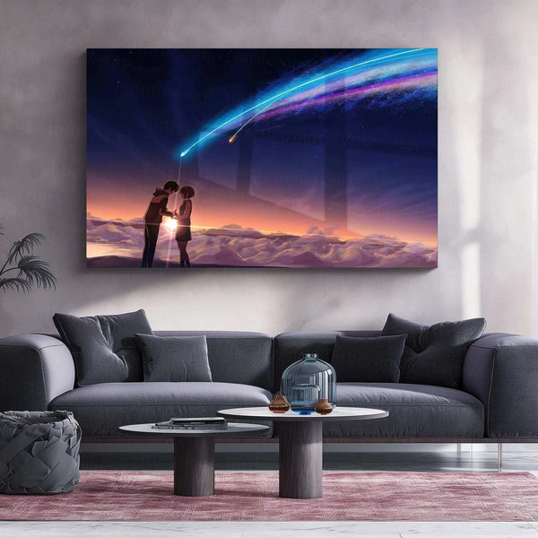 Your Name Neon LED Metal Poster - TURTLEWINGS 