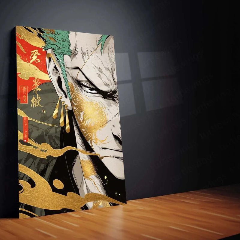 Roronoa Zoro One Piece Metal Poster 5 - TURTLEWINGS 