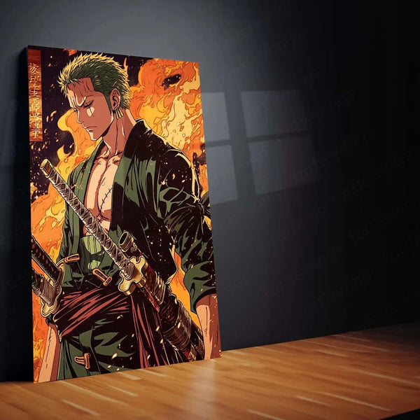 Roronoa Zoro One Piece Metal Poster 1 - TURTLEWINGS 