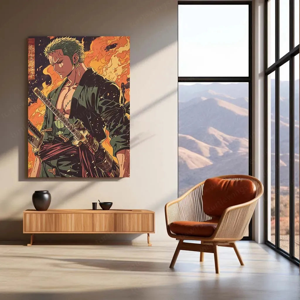 Roronoa Zoro One Piece Metal Poster 1 – TURTLEWINGS